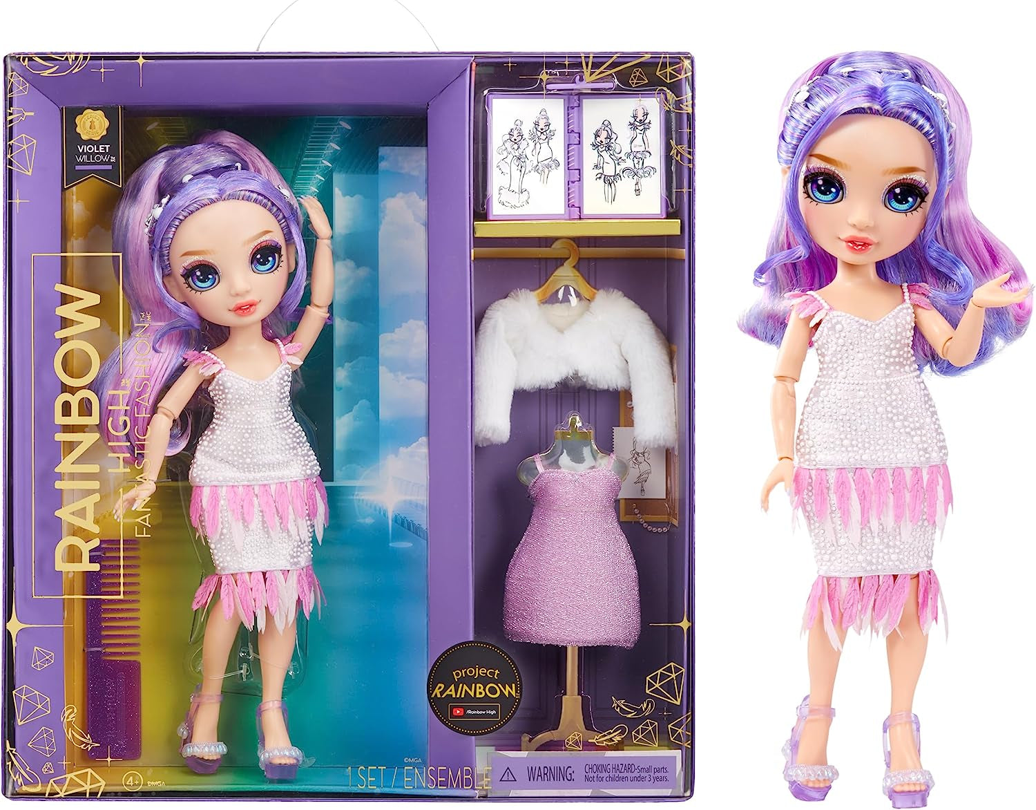 Rainbow High Fantastische Mode Lila