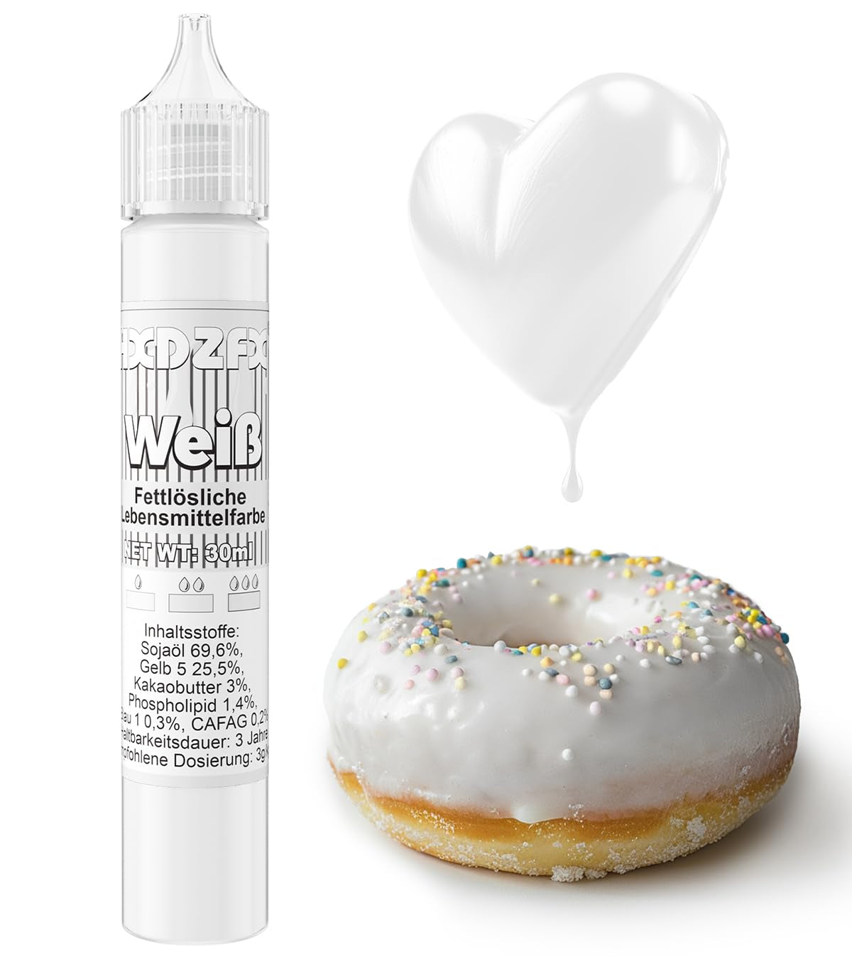 Fettlösliche Lebensmittelfarbe – 30 ml konzentrierte Lebensmittelfarbe auf Ölbasis für Schokolade, Lebensmittelfarben-Set für Kuchendekoration, Fondant, Buttercreme, Backen, Basteln (Marineblau)