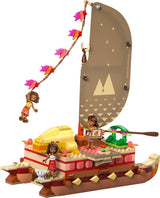 LEGO® Disney Moana 2: Vaianas Abenteuerfloß – Spielzeugboot mit Segeln, abnehmbarem Deck, Lagerfeuer und 3 Minipuppen, darunter Loto und Moni – Geschenk für Mädchen ab 6 Jahren und Fans – 43270 Bausets Beuche den LEGO-Store