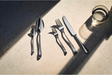 WMF Sitello Besteckset für 6 Personen, Cromargan, Besteckset 30-teilig, Monobloc-Messer Kitchen Naty Shop