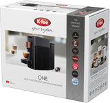 Espressomaschine mit K-FEE ONE Kapseln für Kaffee, Tee und Kakao | Kompakter Espresso | Schnelles Aufheizen | 0,8 l Wassertank | 19 Takte | Schwarzes Kupfer | Stiftung Warentest 2023 Testsieger