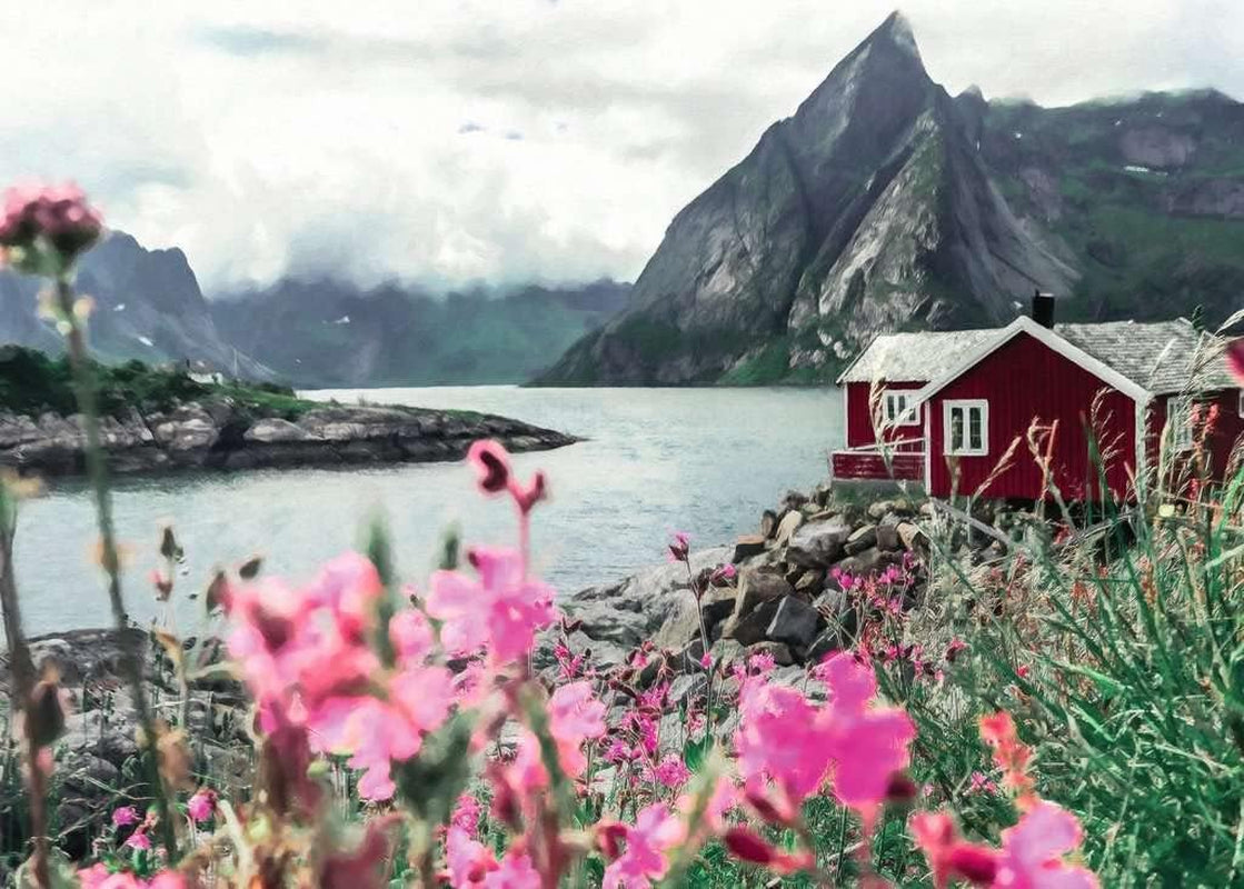 Ravensburger Puzzle Scandinavian Places 16740 – Reine, Lofoten, Norwegen – 1000-teiliges Puzzle für Erwachsene und Kinder ab 14 Jahren. Puzzle Naty Shop