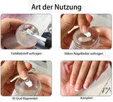 Biutee Nagelstempel-Set, 30-teilig, Nagelschablone, Nagelstempeln, Tiere, Blumen, Bilder, Nagelstempelplatte mit 2 Stempeln, 2 Schabern, Nageldesign-Zubehör, französischer Nagelstempel