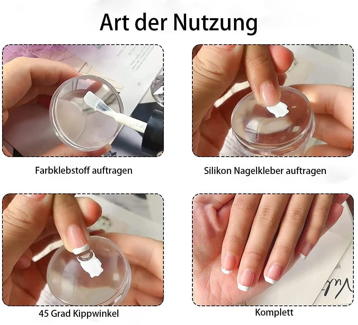 Biutee Nagelstempel-Set, 30-teilig, Nagelschablone, Nagelstempeln, Tiere, Blumen, Bilder, Nagelstempelplatte mit 2 Stempeln, 2 Schabern, Nageldesign-Zubehör, französischer Nagelstempel