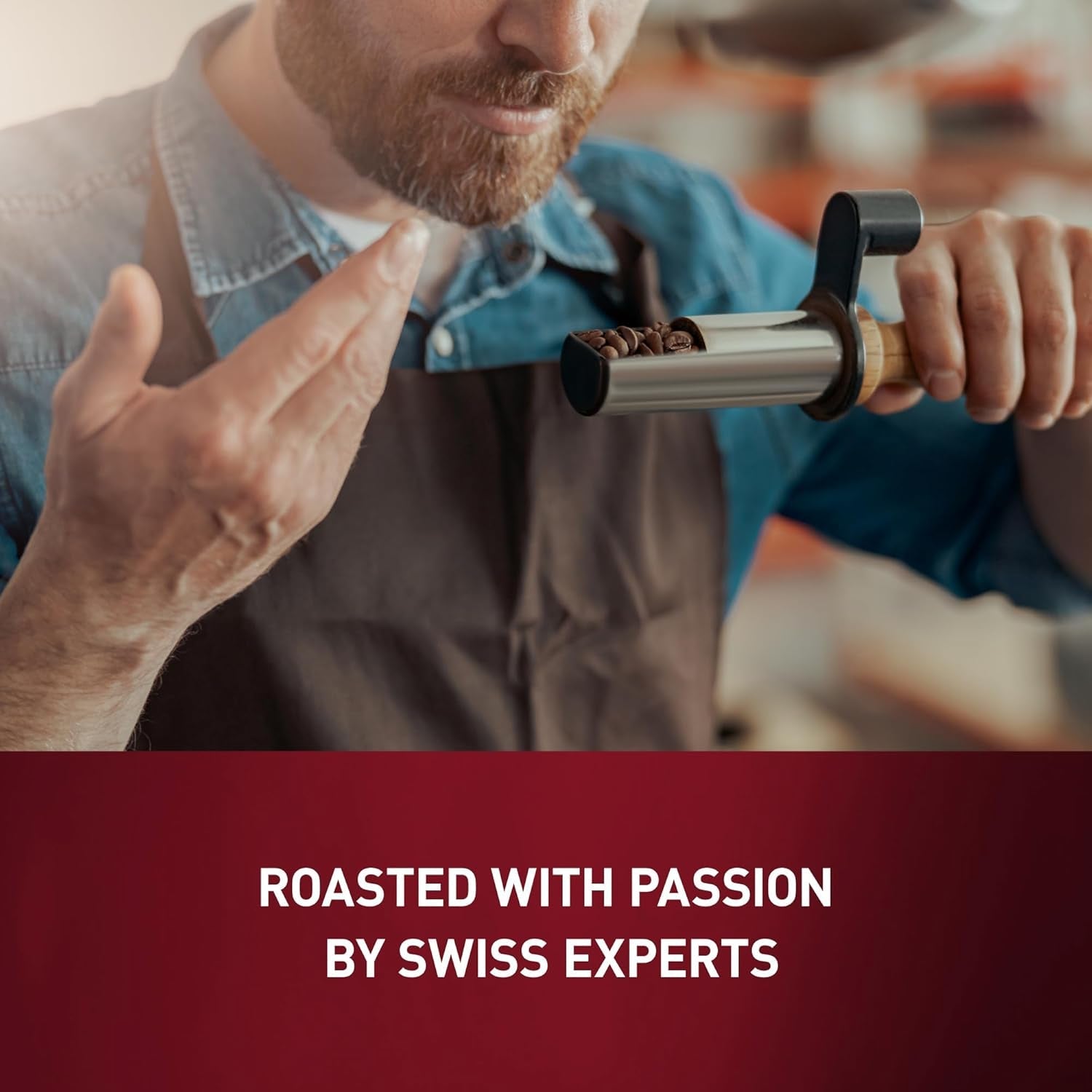 Schwiizer Schüümli Intenso, Kapsel, gemahlener Kaffee 1kg – Intensität 4/5 – UTZ-Zertifikat (4er-Pack)