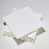 Le Napage 50 Baumwollservietten 25 x 25 cm, 3-lagig, FSC weiß
