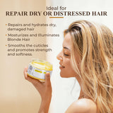 Intea Kamille – Blonde Reflections Haarmaske – spendet Feuchtigkeit und pflegt blondes Haar – 250 ml Naty Shop Haarmaske