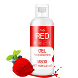 Gel-Lebensmittelfarbe – 100 ml, Gel-Lebensmittelfarbe für Kuchen, Backen, Kekse, Makronen – konzentrierte zuckerfreie Lebensmittelfarbe für Kuchendekoration, Getränke, Ostereier, DIY Schleim (weiß)