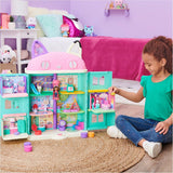 Gabby Dollhouse und Gabby Dollhouse Deluxe Room Sweet Dreams Fluffy Cat Schlafzimmer Kissen Katze und 3 Accessoires 3 Möbelstücke und 2 Überraschungsboxen Geeignet für Kinder ab 3 Jahren