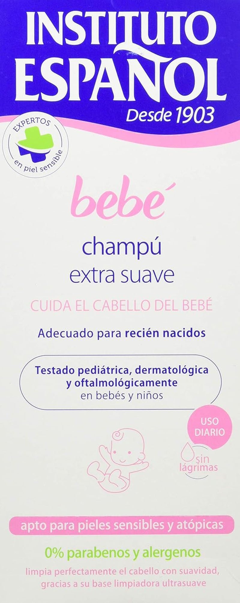 Champu Extra Suave Baby Line – 300 ml. Kinder – Bade- und Hautpflege Naty Shop