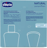 CHICCO NATURAL SENSATION – SET 2: 1 SHAMPOO UND BAD – NICHT TROCKNEND 200 ML, 1 4IN1 CHANGE CREAM 100 ML Kinder – Bade- und Hautpflege Naty Shop