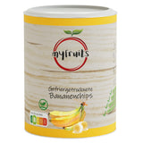 myfruits Bananenchips (Bananenscheiben), gefriergetrocknet, 100g, ohne Zusatzstoffe, 100% Bananen, gefriergetrocknete Früchte ohne Zuckerzusatz Naty Shop dehydrierte Produkte 100 G (1 Packung)