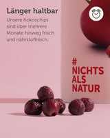 Gefriergetrocknete Bitterkirschen BUAH® | Ganze Bitterkirschen als Snack oder fürs Müsli | Idealer Ersatz für Süßigkeiten | Vegan und ohne Zuckerzusatz | 135 g dehydrierte Produkte von Naty Shop