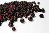 Gefriergetrocknete schwarze Johannisbeeren 250g - Gefriergetrocknete Früchte - Gefriergetrocknete Trockenfrüchte - Getrocknete schwarze Johannisbeeren zum Backen, Müsli, Dekorieren von Kuchen, Desserts Dehydrierte Produkte Naty Shop