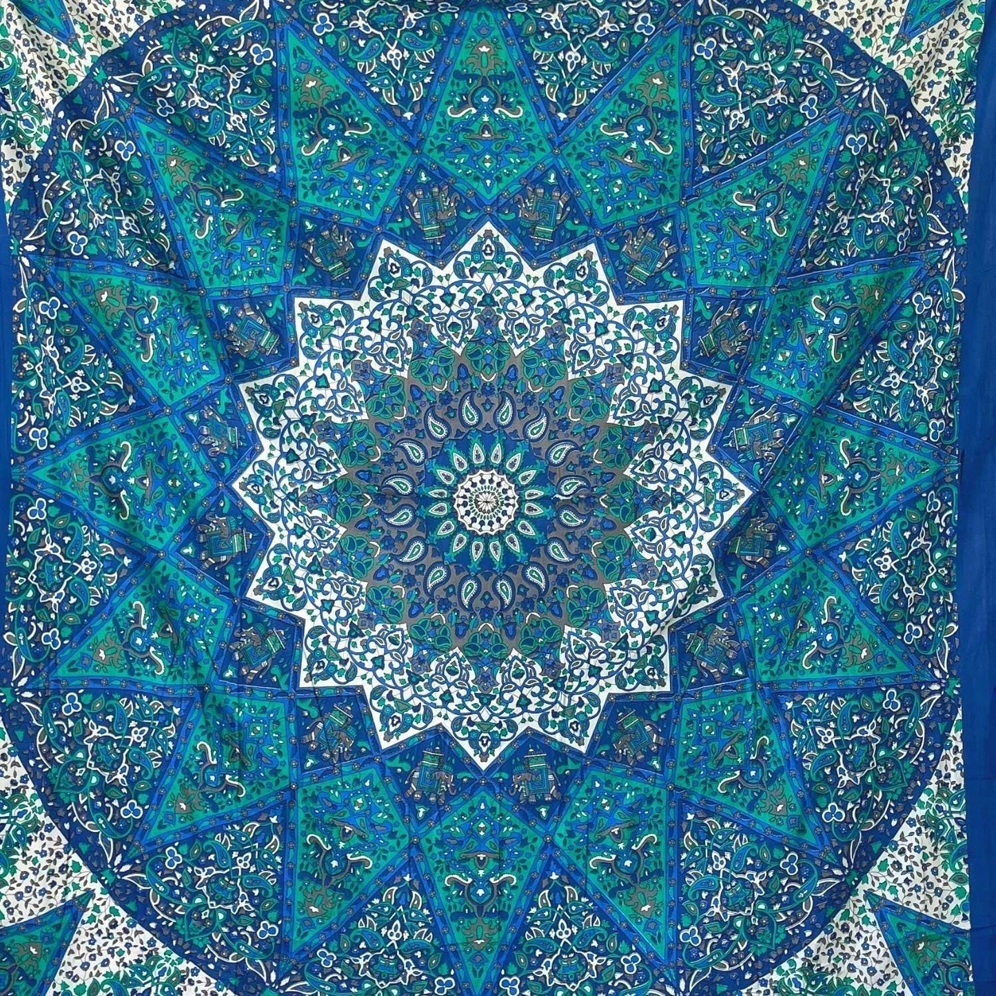 Momomus-Teppich, groß, Picknickdecke, Strand, dünn, abweisend, Zuhause – Accessoires und Dekorationen, Naty Shop, Blau, 230 L x 210 B cm