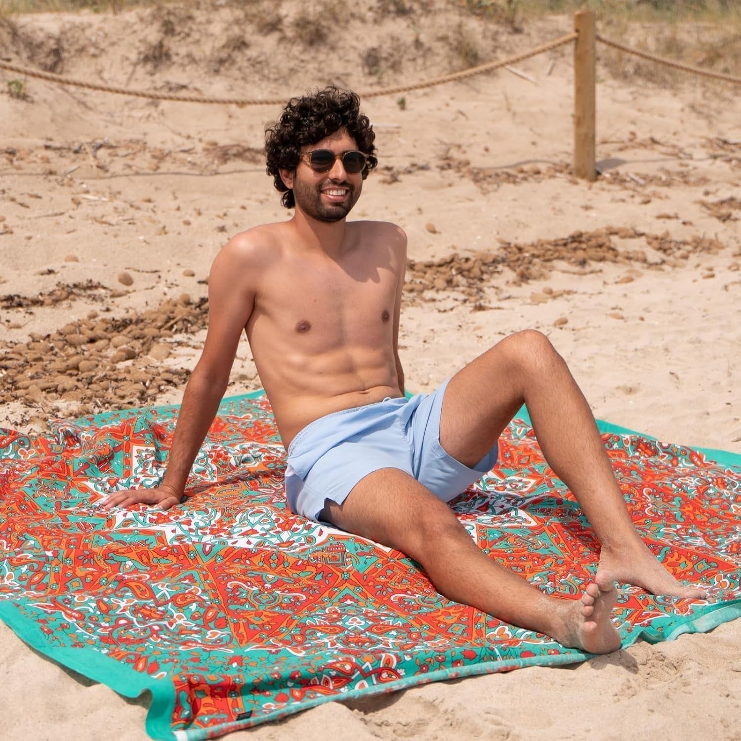 Momomus-Teppich, groß, Strand-Picknickdecke, dünn, abweisend, Zuhause – Accessoires und Dekorationen, Naty Shop