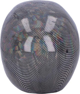 Holografischer silberner Netzschädel Silbernes holografisches Netzschädel-Ornament Silber 16,5 cm Statuetten und Skulpturen Naty Shop