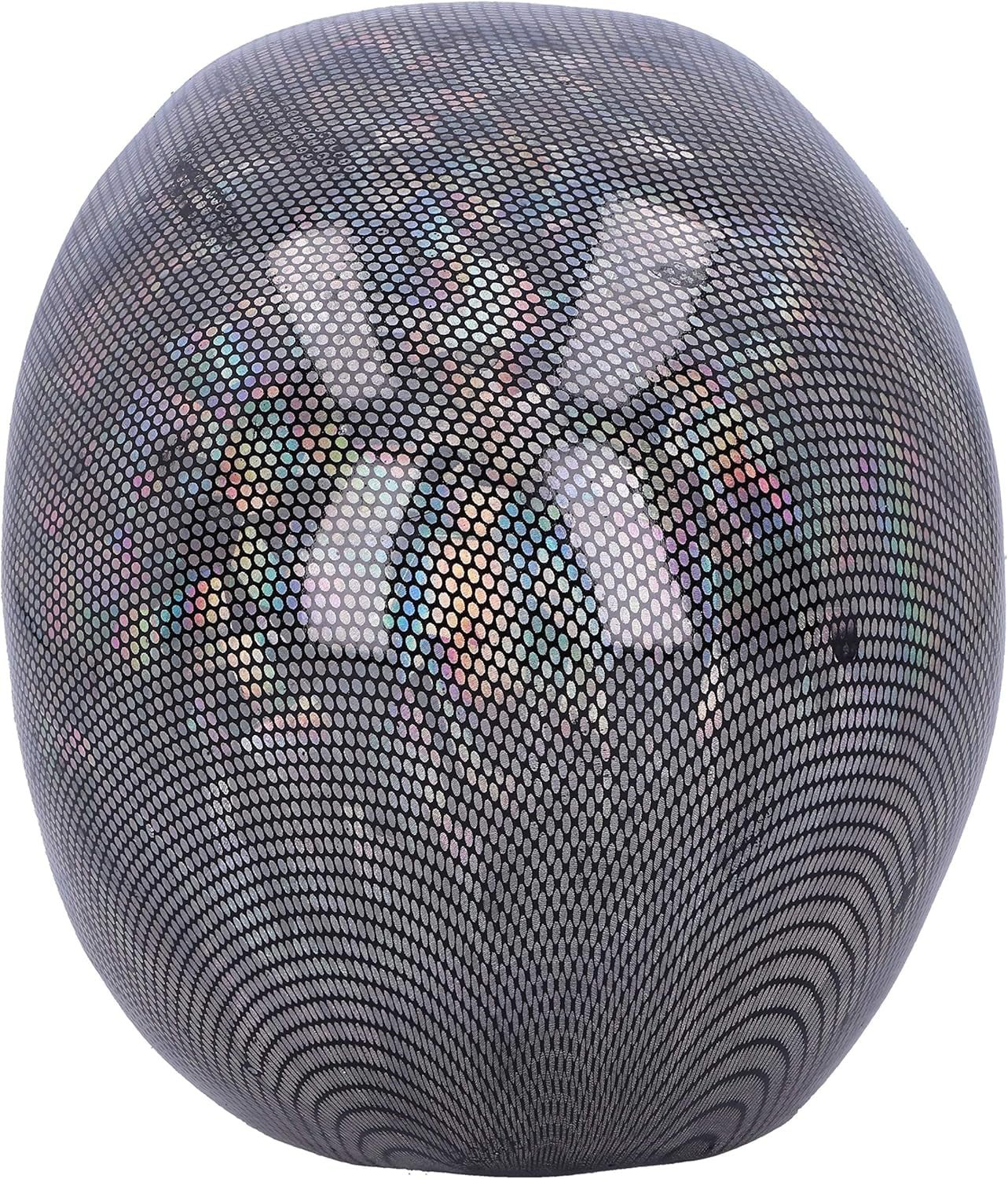 Holografischer silberner Netzschädel Silbernes holografisches Netzschädel-Ornament Silber 16,5 cm Statuetten und Skulpturen Naty Shop