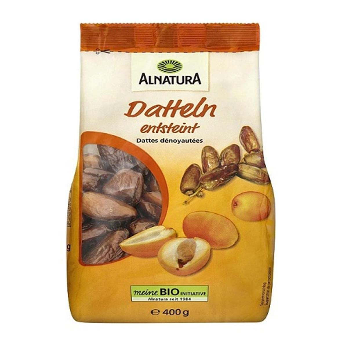 Datteln ohne Kerne, Beutel mit 400 g Naty Shop dehydrierte Produkte 400 G (1 Packung)