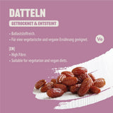Getrocknete und kernlose Datteln, 250g Naty Shop dehydrierte Produkte