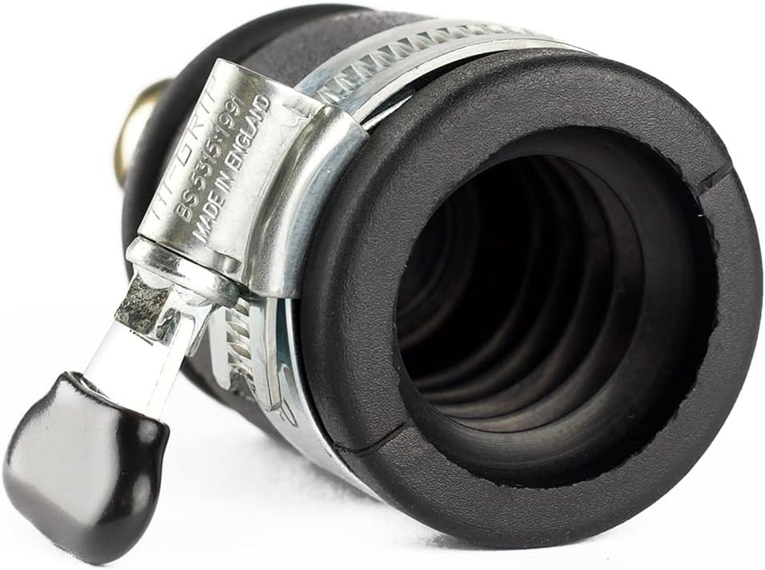 Steckbarer Wasserhahnanschluss | Durchmesser 20-30 mm | Massives Messing | Sicher und langlebig | Sichere Befestigung | Robust und korrosionsbeständig, schwarz/silber/gold