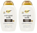 Shampoo mit Kokosmilch OGX (385 ml), feuchtigkeitsspendende Wirkung. Dusche und Bad Naty Shop 2 x 385 ml