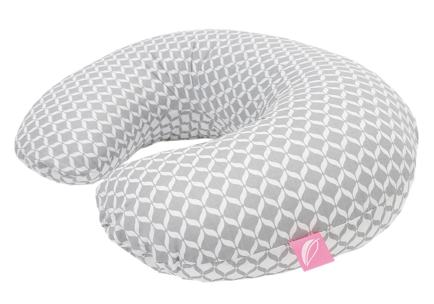 Ergonomisches Stillkissen, Öko-Tex Standard 100, beige Lebensmittel- und Stillzubehör Bebe Naty Shop Grau