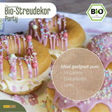 DECOCINO Bio-Dextrose-Vegan-Zuckerstreusel, 60 Gramm Streusel Naty Shop