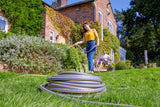HOZELOCK-Schlauch – Ultramax 12,5 mm x 30 m, bis zu 70 % recyceltes PVC, robust, wetterfest, verdrehsicher, biege- und quetschfest, grau