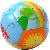 HABA Babyball Rainbow World – Softball ab 6 Monaten mit bunten Wettermotiven, Ø 11 cm, perfekt für erste Fang- und Ballspiele – 1306318001 Jucarii Bebe Naty Shop Standardtitel
