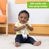 Bright Starts SootheMate Plüsch-Schnuller, Einhorn – Abnehmbarer Schnuller in Schnullerform für Neugeborene und ältere Kinder