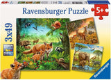 Ravensburger Puzzle für Kinder - 09330 Tiere der Erde - Puzzle für Kinder ab 5 Jahren, mit 3X49 Teilen Puzzle Naty Shop Fotografic