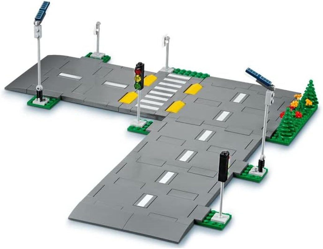 LEGO City Bauset „Straßenkreuzung mit Ampel“ mit im Dunkeln leuchtenden Steinen 60304 Bausets Besuchen Sie den LEGO-Store