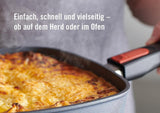 Woll Diamond Lite flache Pfanne - Induktion -, Ø 20 cm, 5 cm Höhe, mit abnehmbarem Griff - für alle Herdarten geeignet, Aluminiumguss, antihaftbeschichtete Töpfe und Pfannen Naty Shop