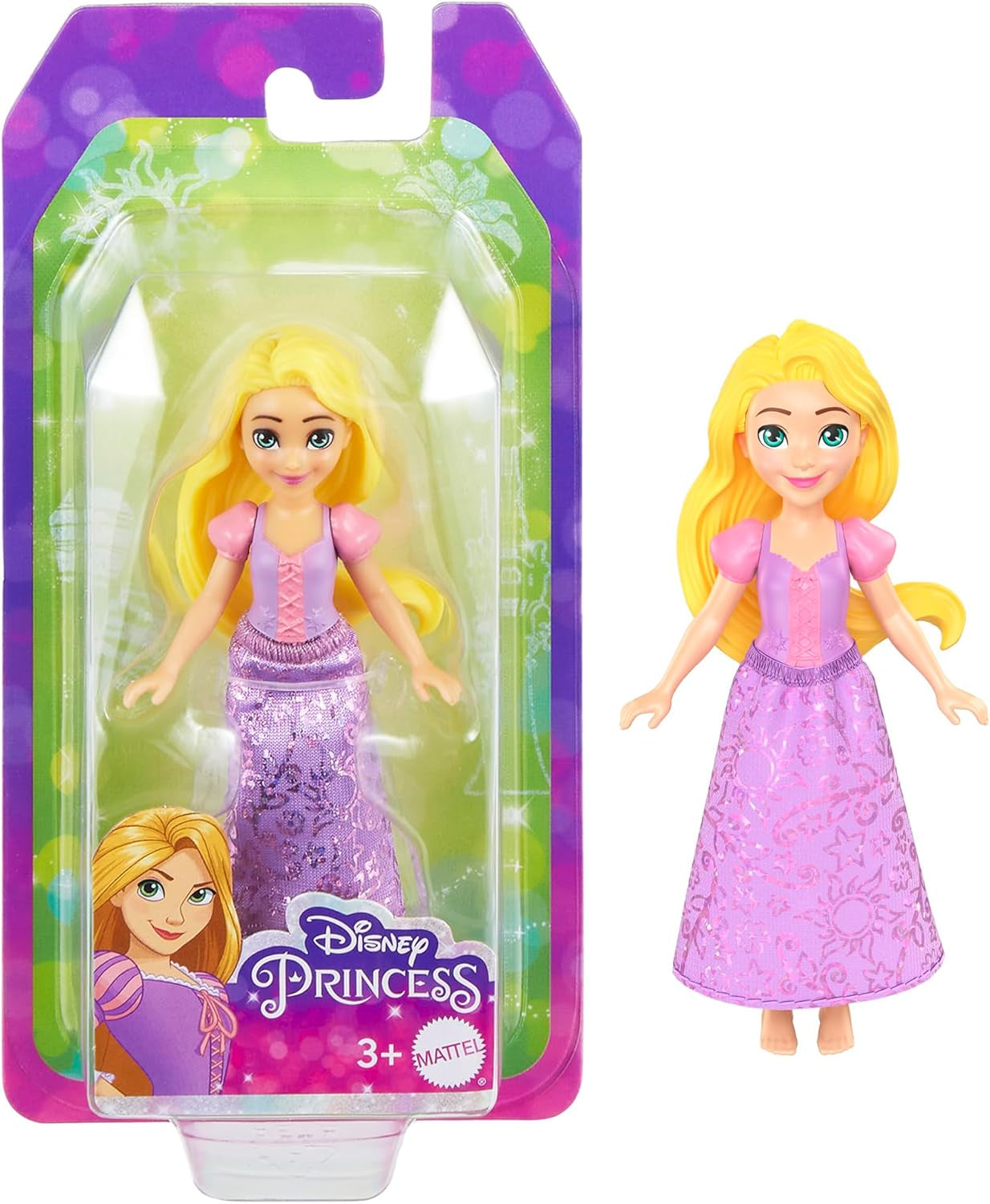Disney-Prinzessinnen – HLW 70 – Gelenkpuppe, 9 cm – Rapunzel – Charakter