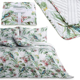 Ameliahome Tagesdecke Tagesdecke 260 x 280 cm, doppelseitig, pflegeleicht, Steppung, Pflanzenmuster, Vogelmuster, mehrfarbig, Eisvogel, Betten und Decken. Besuchen Sie den AmeliaHome-Store