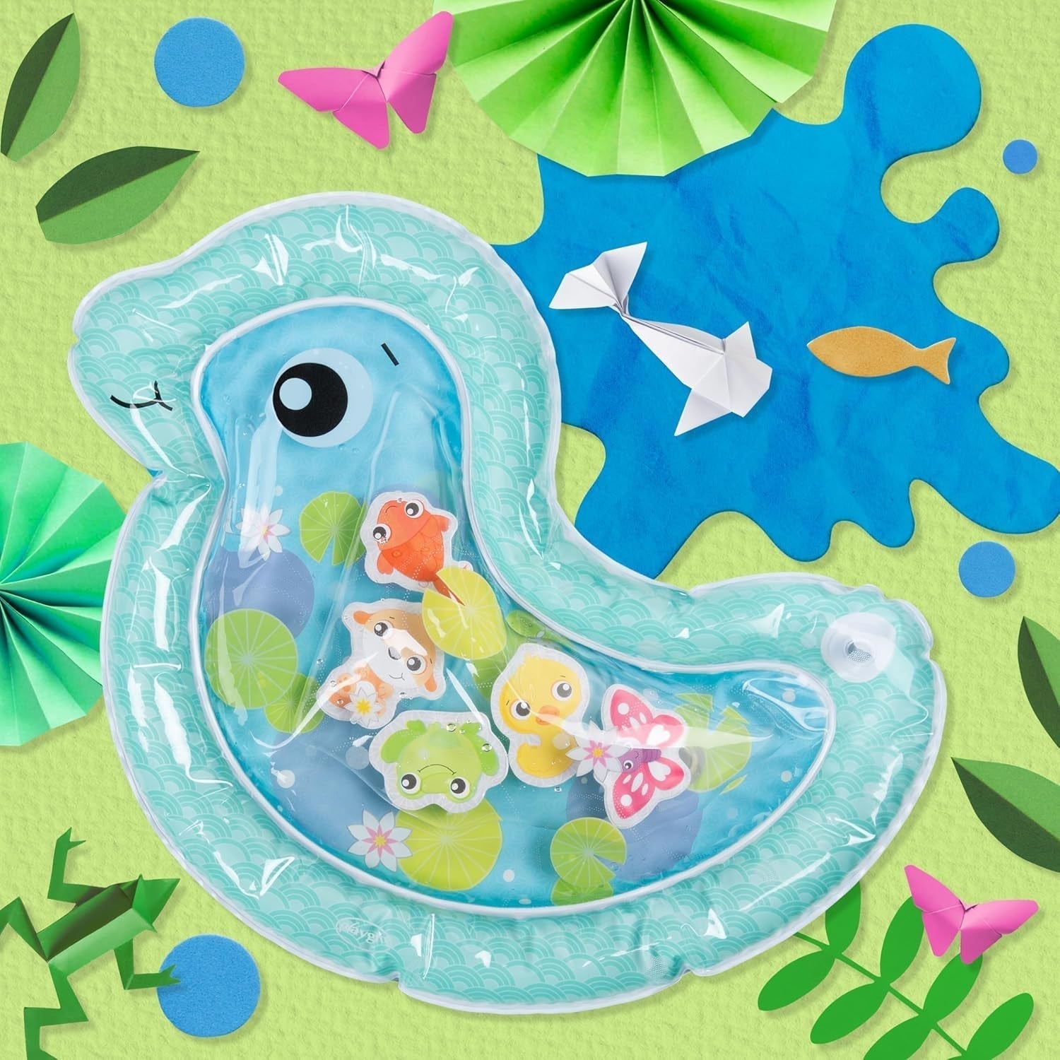 Playgro Wassermatte Baby, aufblasbare Wasserspielmatte Babyspielzeug Sinnesspielzeug für 3 6 9 Monate Spielzeug Bebe Naty Shop