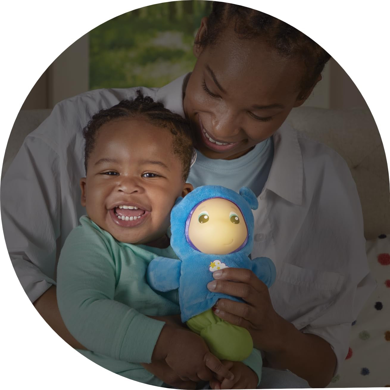Playskool Plüsch-Schlafspielzeug in Hellblau, geeignet für Babys ab 0 Monaten. Bebe Naty Shop-Spielzeug