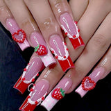 100 Stück 3D Nail Charms Rosa Rot Kirsche Erdbeere Blume Nagel Charms Kamelie Rose Schmetterling Nail Art Charms Flatback Herz Schleife Charms Nägel Zubehör Mond Stern Nagelschmuck Nageldesign Anhänger