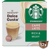 STARBUCKS Caffè Latte von Nescafé Dolce Gusto Kaffeekapseln 6 x 12 (72 Kapseln)