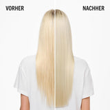 Schwarzkopf Professional BLONDME Bond Repair Purple Mask Maske für kühles Haar Neutralisiert Gelbtöne für gefärbtes, gebleichtes und helles Haar Tiefenpflegend und stärkend 200 ml Haarmaske Naty Shop