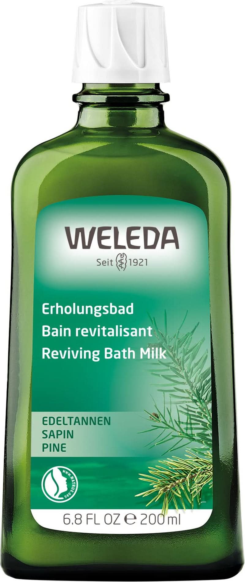 WELEDA, Naturkosmetik Bio-Badeessenz mit ätherischen Ölen aus Fichte und Weißtanne zur Entspannung und Pflege, Badezusatz für innere Stärke, 200 ml Dusche und Bad Naty Shop