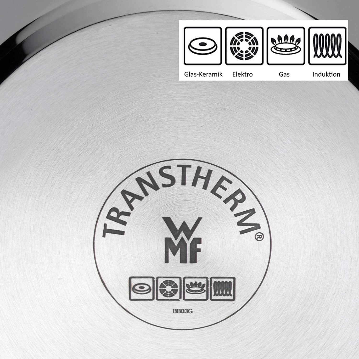WMF Profi Servier-/Bratpfanne 28 cm Induktion, Cromargan Edelstahlpfanne, ohne Deckel Töpfe und Pfannen Naty Shop
