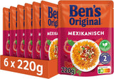 BEN'S ORIGINAL™ Mexikanischer Expressreis 6 x 220 g