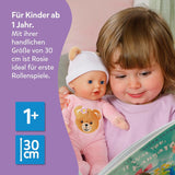 Baby Born Rosie Kuschelpuppe 30 cm mit 6 Geräuschen und Flasche, rosa