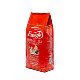 Lucaffé - Kaffeebohnen Mamma Lucia, 1 kg | Kaffee aus ganzen Bohnen für cremigen Espresso | Helle Röstung | intensiver und cremiger Gesmack