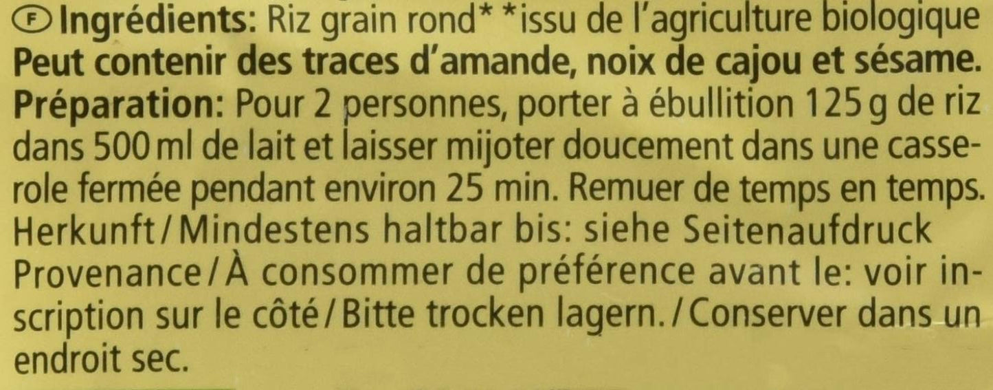 Bio-Milchreis, 500g
