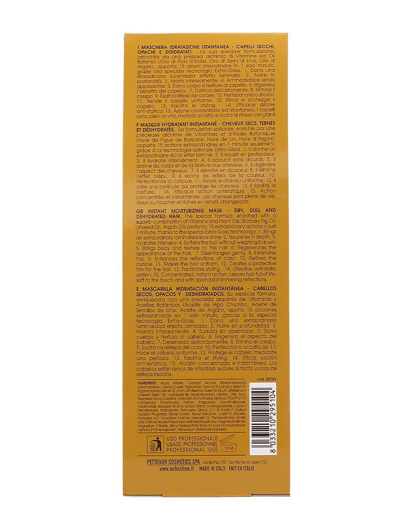 ECHOSLINE Seliar Luxury Instant Moisturizing Mask für trockenes und dehydriertes Haar 300 ml Haarmaske Naty Shop
