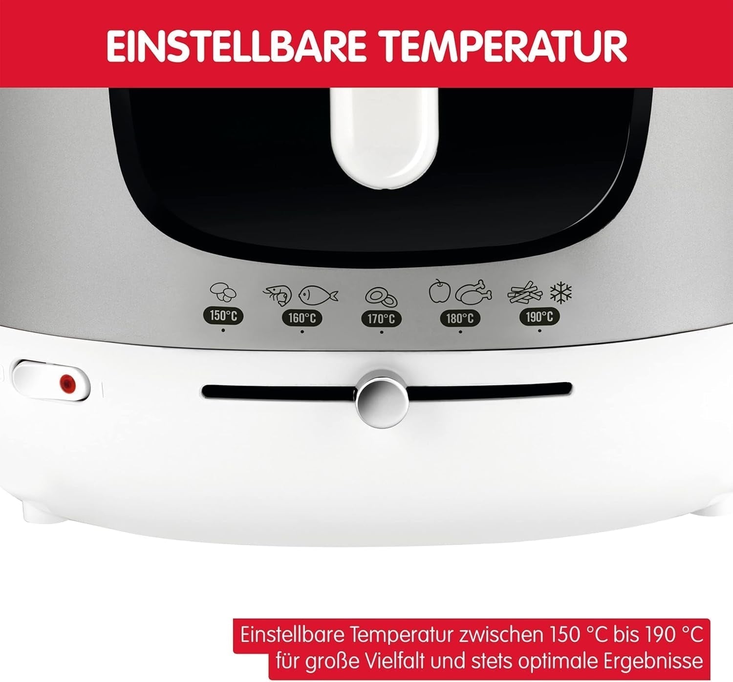 Fritteuse AM4800 Mega 2Kg, Ölfritteuse, Geruchsfilter, 1800 W Haushaltsgeräte Naty Shop