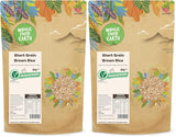 Vollkorn-Naturreis von Wholefood Earth – gentechnikfrei – natürlich – vegan – milchfrei – ohne Zuckerzusatz, 2 kg